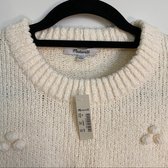 Madewell Dotted Bobble Pullover Sweater - Picture 6 of 8